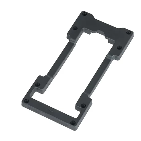 Basil MIK Double Decker rögzítőlemez adapter kosárhoz és táskához, fekete színű