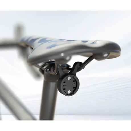 Cyclami S11 lámpatartó konzol nyeregpálcára, műanyag, hátsó, Garmin, fekete