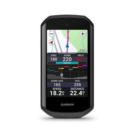 Garmin Edge 1050 vezeték nélküli kerékpáros komputer, magasságmérős, pulzusmérős