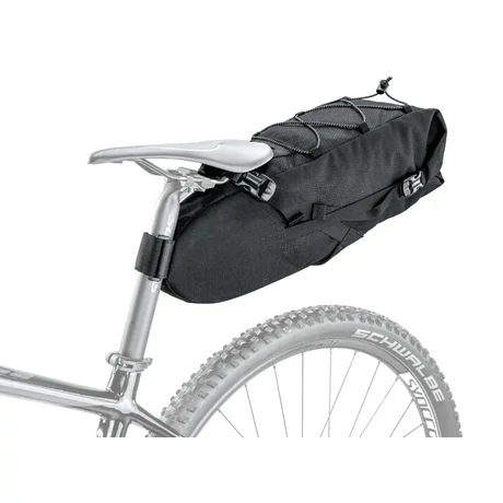 Topeak Backloader vízálló bikepacking nyeregtáska, 15L, tépőzáras, fekete