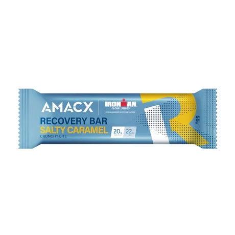 Amacx Recovery Bar Salty Caramel proteines energia szelet, 55g, 1db, sós karamella ízű