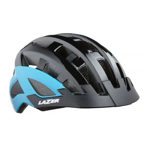 Lazer Compact DLX MTB bukósisak, unisex, unisize, fekete-kék