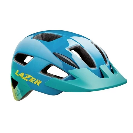 Lazer Gekko junior bukósisak, 50-56 cm, AutoFit System, kék-sárga