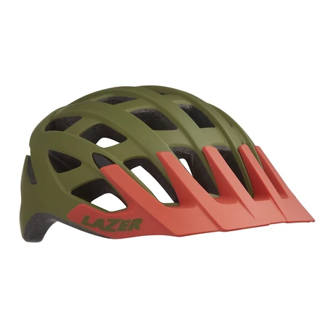 Lazer Roller 2020 MTB bukósisak, unisex, S-es méret (52-56 cm), matt khaki-narancs