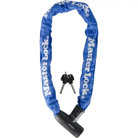 Master Lock 8391 integrált láncos lakat, 90cm x 8mm, kék