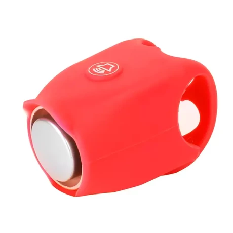 Spyral elektromos kerékpár duda, több szólamú, 123 dB, piros