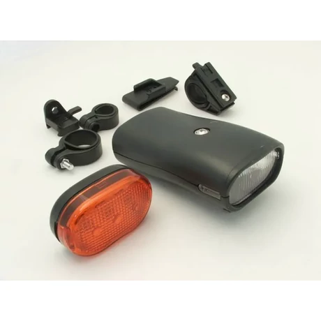 Neuzer elemes első és hátsó lámpa szett, kripton + LED, fekete