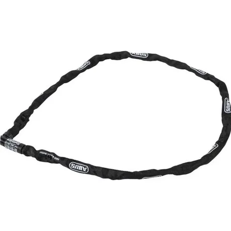 ABUS 1200 Web integrált számkombinációs láncos lakat, 110 cm x 4 mm, fekete