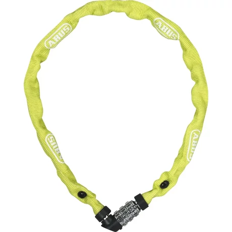 ABUS 1200 Web integrált számkombinációs láncos lakat, 60 cm x 4 mm, lime