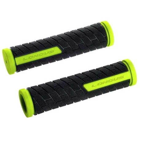 Longus Grid normál gumi markolat, fekete - neon sárga