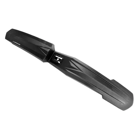 Longus Apron gyorsrögzítésű műanyag MTB sárvédő teleszkópra, 24-29 colos bringákhoz, 87mm, fekete