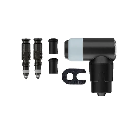 Schwalbe Clik Valve (SCV) presta (szingó) szelepátalakító szett, pumpafejjel, fekete
