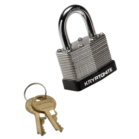 Kryptonite Padlock zár lakat, lemezelt, 44 mm széles, ezüst
