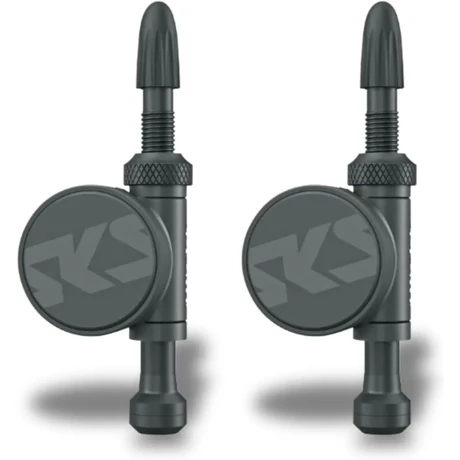 SKS Airspy TL nyomásmérő jeladó 60 mm tubeless szeleppel, Bluetooth, 1 pár, fekete