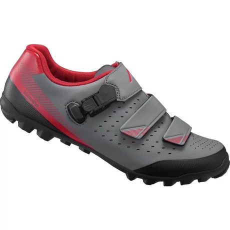 Shimano SH-ME301 MTB SPD kerékpáros cipő, szürke-piros, 43-as