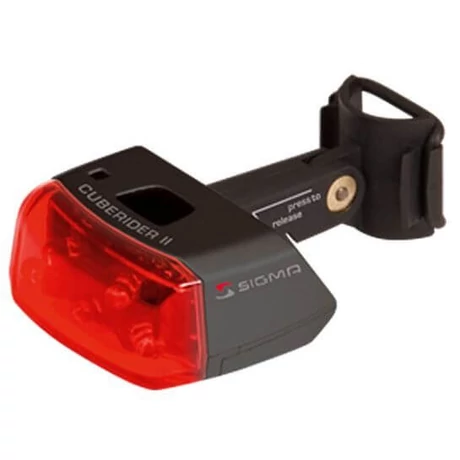 Sigma Sport CubeRider II elemes 5 LED hátsó lámpa, fekete