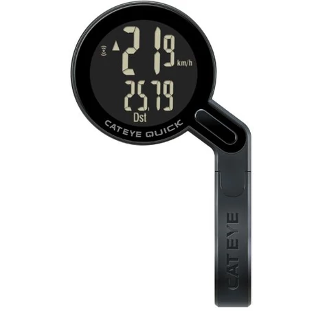 Cateye Quick CC-RS100W vezeték  nélküli kerékpár computer, 7 funkciós, fekete