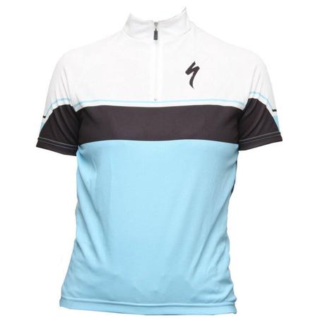 Specialized Pro Line női rövid ujjú mez, kék-fekete-fehér, S-es