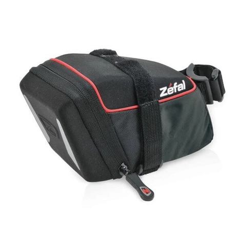 Zefal Iron Pack L DS nyeregtáska, 0,8L, fekete