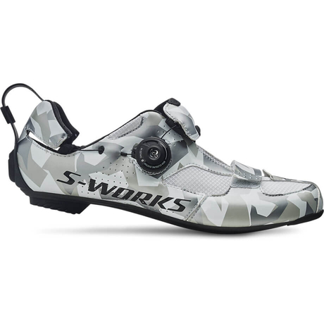 Specialized S-Works Trivent triatlon kerékpáros cipő, fehér-camo, 41,5-es