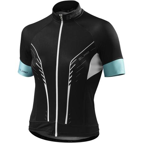 Specialized SL Pro női rövid ujjú mez, M-es, fekete-türkiz