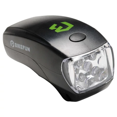 Bikefun Lucid elemes első lámpa, 5 LED, fekete