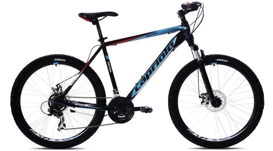 Capriolo Oxigen 26-os férfi hobbi MTB kerékpár, 21s, acél, 18-as