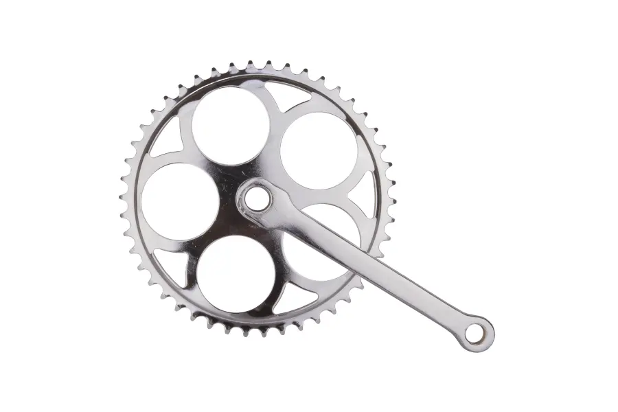 Csepel ékes single speed hajtómű, acél, 46T, 170 mm, krómozott