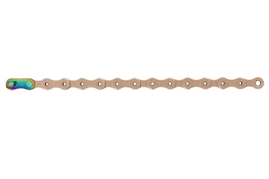 Sram PC XX1 Eagle kerékpár lánc, 12s, 126 szem, HollowPin, réz színû