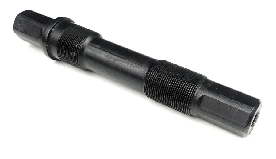 Hauser MX9 BMX középcsapágy tengely, 153,5 mm, acél, fekete