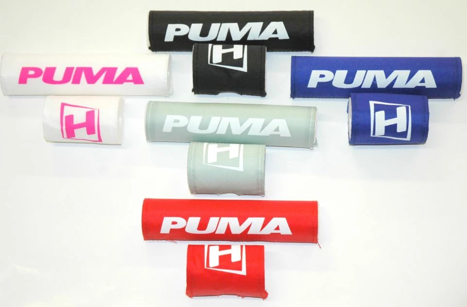 Hauser Puma BMX 12-14 kormány védő szivacs szett, 2 db-os, fehér-rózsaszín