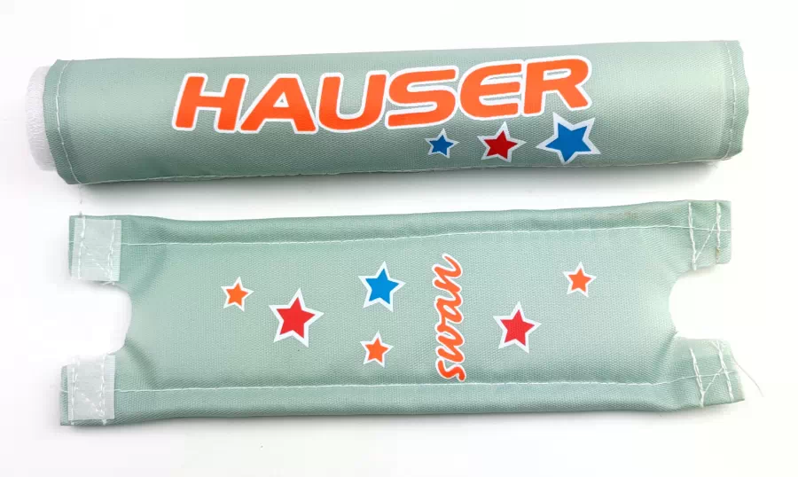 Hauser Swan BMX 20 kormány védő szivacs szett, 2 db-os, zöld