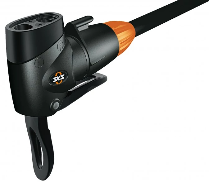 SKS Aircompressor univerzális pumpafej, minden szeleptípushoz, fekete