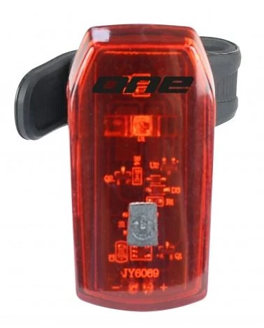 Rock Machine R.Light 10 elemes hátsó lámpa, 1 POWER LED, nyeregcsőre rögzíthető