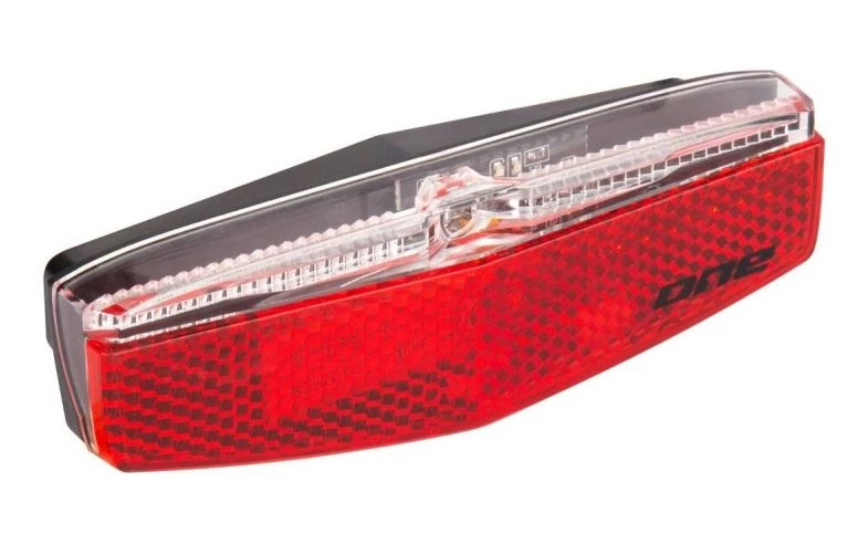 Rock Machine R.Light 20 hátsó elemes lámpa csomagtartóra, LED, 80 mm