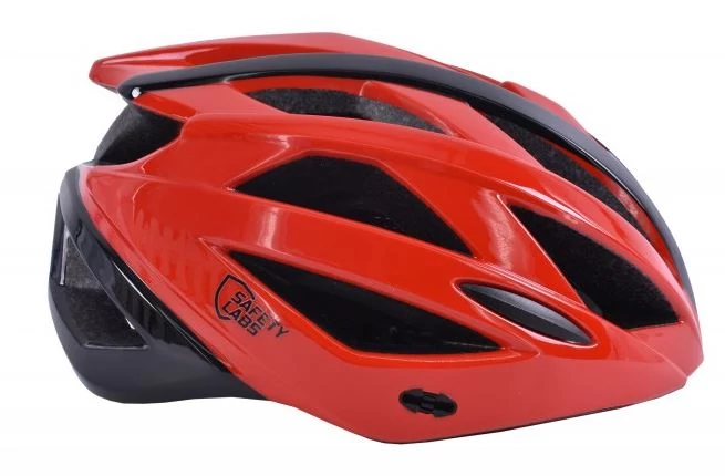 Safety Labs Juno unisex MTB bukósisak, M-es méret (55-58 cm), piros-fekete