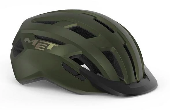 MET Allroad unisex MTB bukósisak, L-es méret (58-61 cm), matt zöld