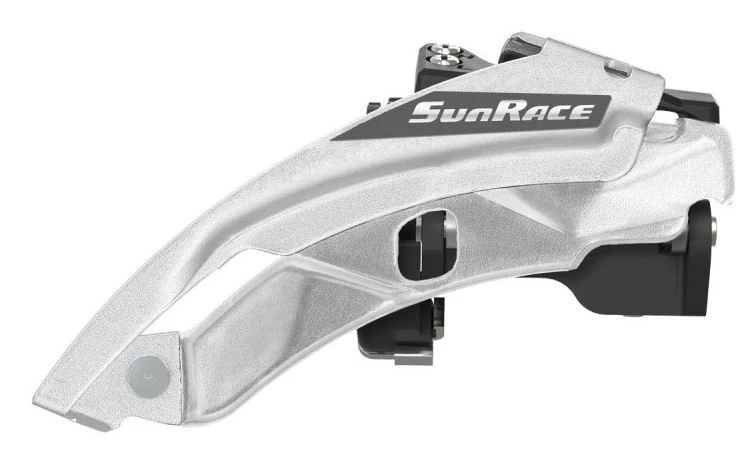 SunRace FDM500 MTB első váltó, AH-FH, alsó bilincses, 7-8s, 42T