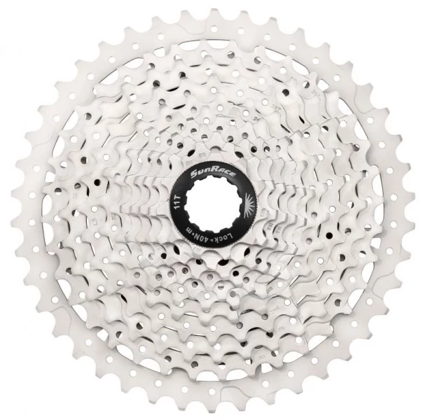 SunRace CSMS3 kazettás lánckeréksor, 10s, 11-42T, ezüst