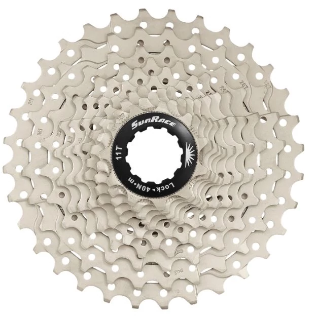 SunRace CSRS3 EAS kazettás lánckeréksor, 11s, 11-28T, ezüst