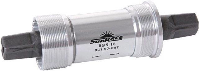 SunRace BBS18 ipari csapágyas négyszögtengelyes középcsapágy (monoblokk), 113 x 68 mm, alu csészés