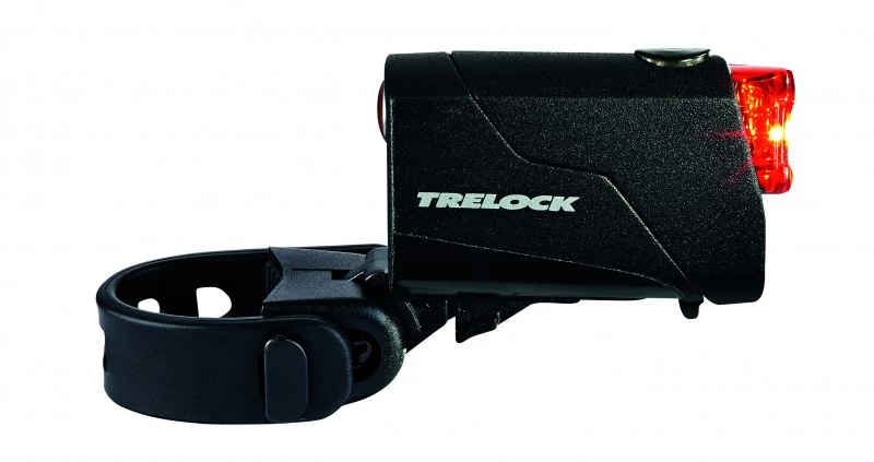 Trelock LS 720 REEGO® ION hátsó lámpa, USB-ről töltető, power LED, fekete