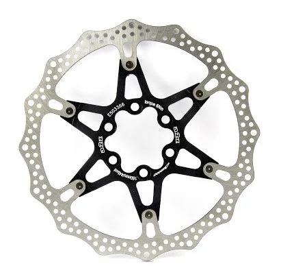 a2Z ATD alu küllős féktárcsa, 6 csavaros, 180 mm, fekete