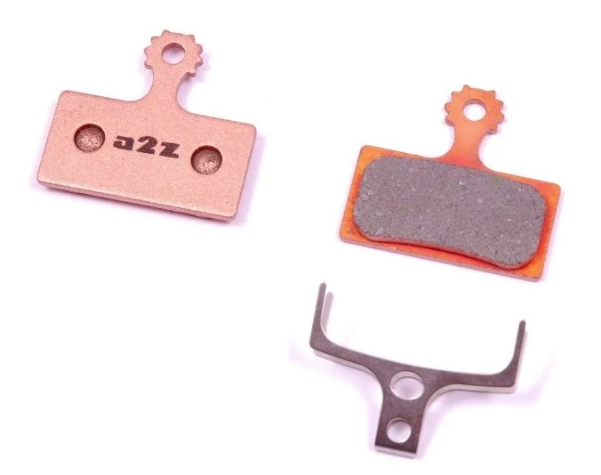 a2Z AZ-635S tárcsafék betét Shimano SLX, XT, XTR tárcsafékekhez, acél alap, fémes pofa