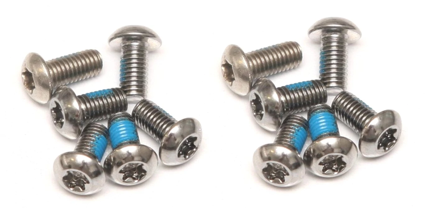 A2z féktárcsa csavar szett, 12 db, T25, M5 x 10 mm, króm