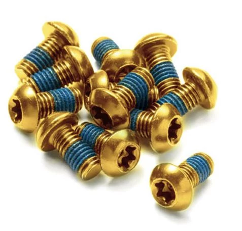 A2z féktárcsa csavar szett, 12 db, T25, M5 x 10 mm, arany színű
