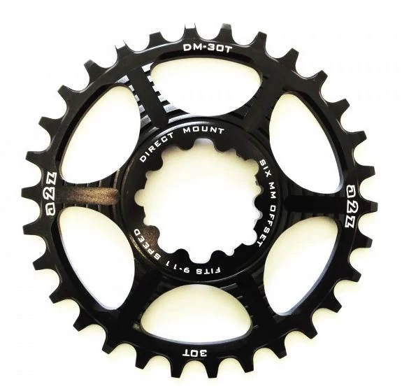 a2Z MTB első lánckerék, 30T, direct mount, 1x9-11s, alumínium, fekete