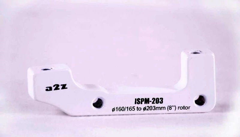 A2Z tárcsafék adapter villához, első, IS-PM203, alumínium, fehér
