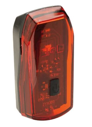 Bikefun Vesper elemes hátsó lámpa, 1 LED, nyeregcsőre rögzíthető
