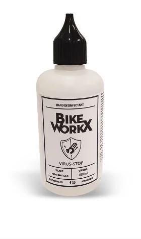 BikeWorkx Virus-Stop kézfertőtlenítő folyadék, 100ml